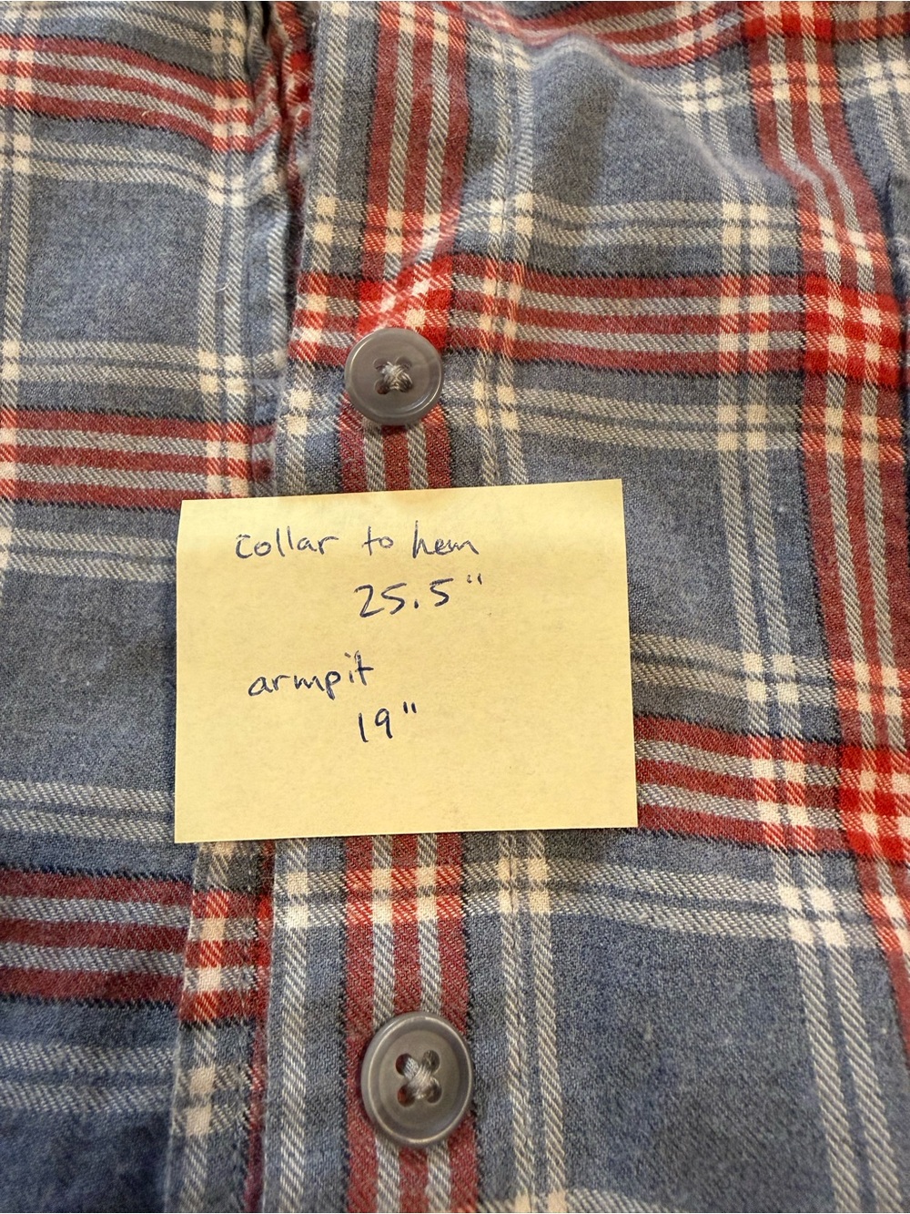 Pendleton M Women's Blue and Red Plaid Button-Down Shirt - Picture 4 of 5